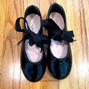 Capezio Jr Tyette toddler black tap shoe
